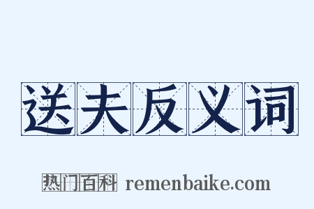 送夫反义词是什么意思的图片